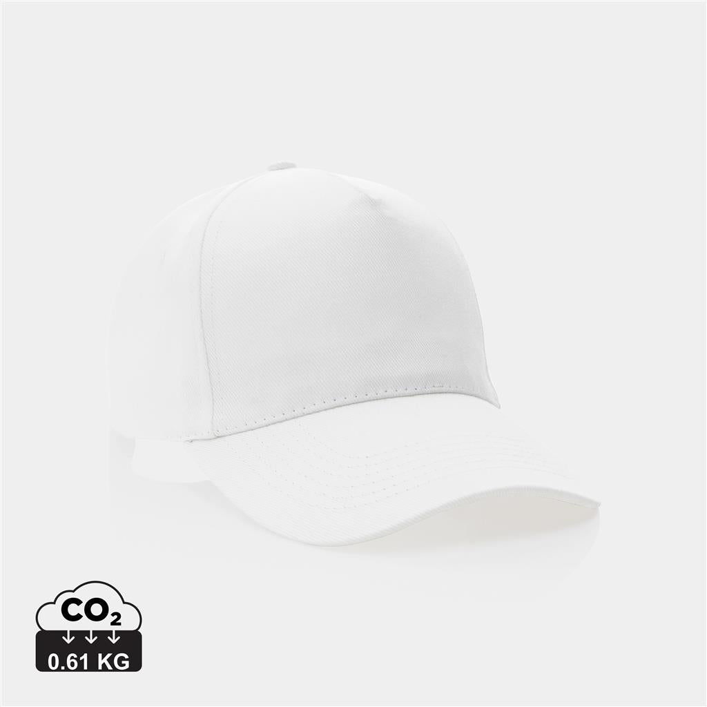 Impact 5panel 280gr Recycled cotton cap with AWARE™ tracer - illuminated