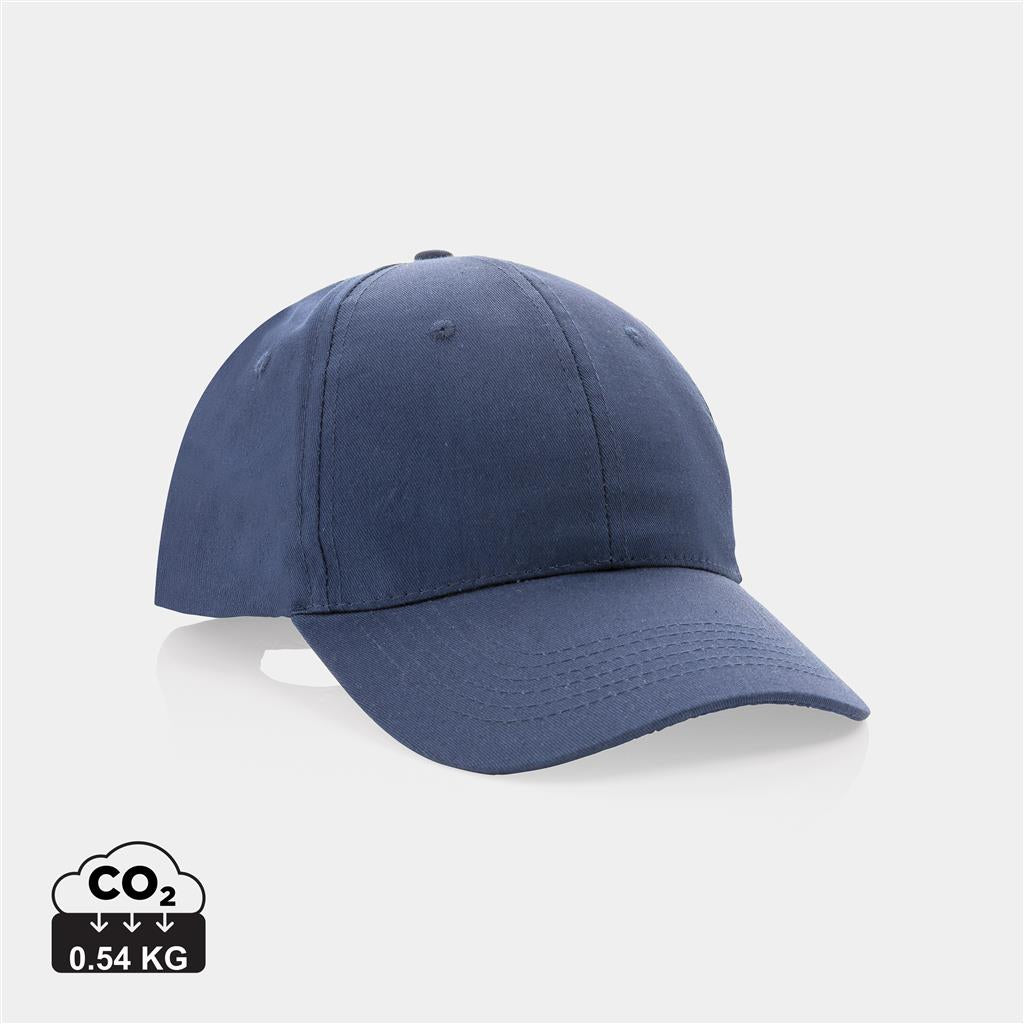 Impact 6 panel 190gr Recycled cotton cap with AWARE™ tracer - illuminated