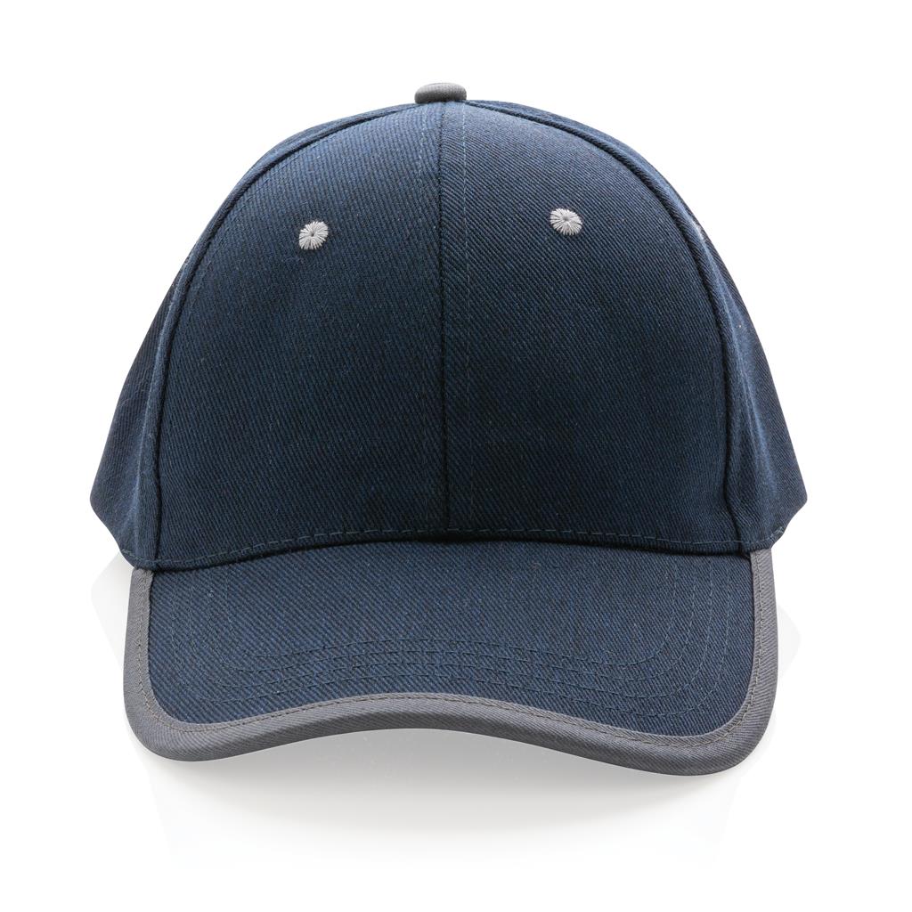 Impact AWARE™ Brushed rcotton 6 panel contrast cap 280gr - illuminated