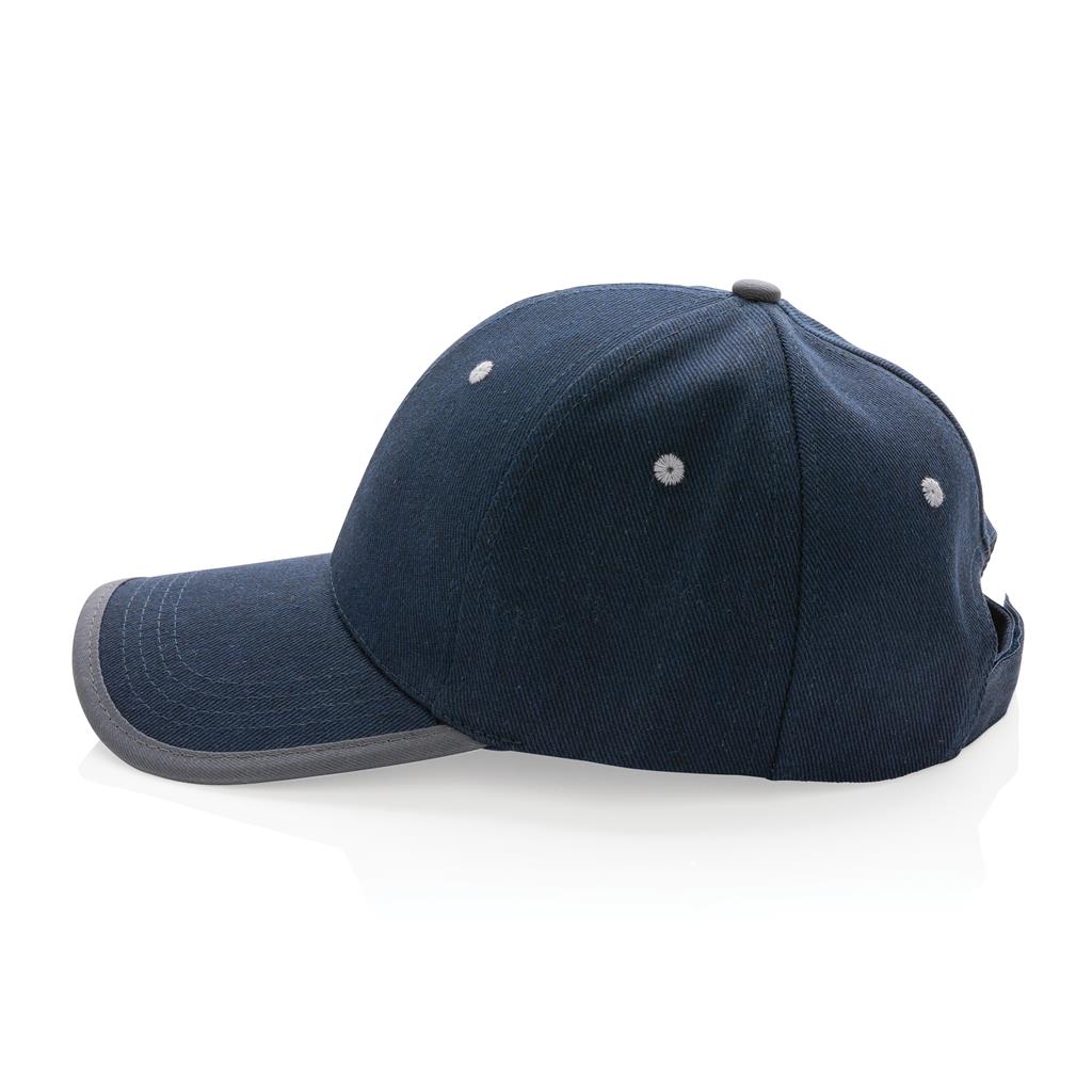 Impact AWARE™ Brushed rcotton 6 panel contrast cap 280gr - illuminated