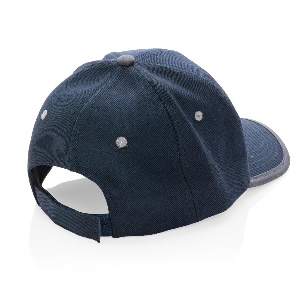 Impact AWARE™ Brushed rcotton 6 panel contrast cap 280gr - illuminated