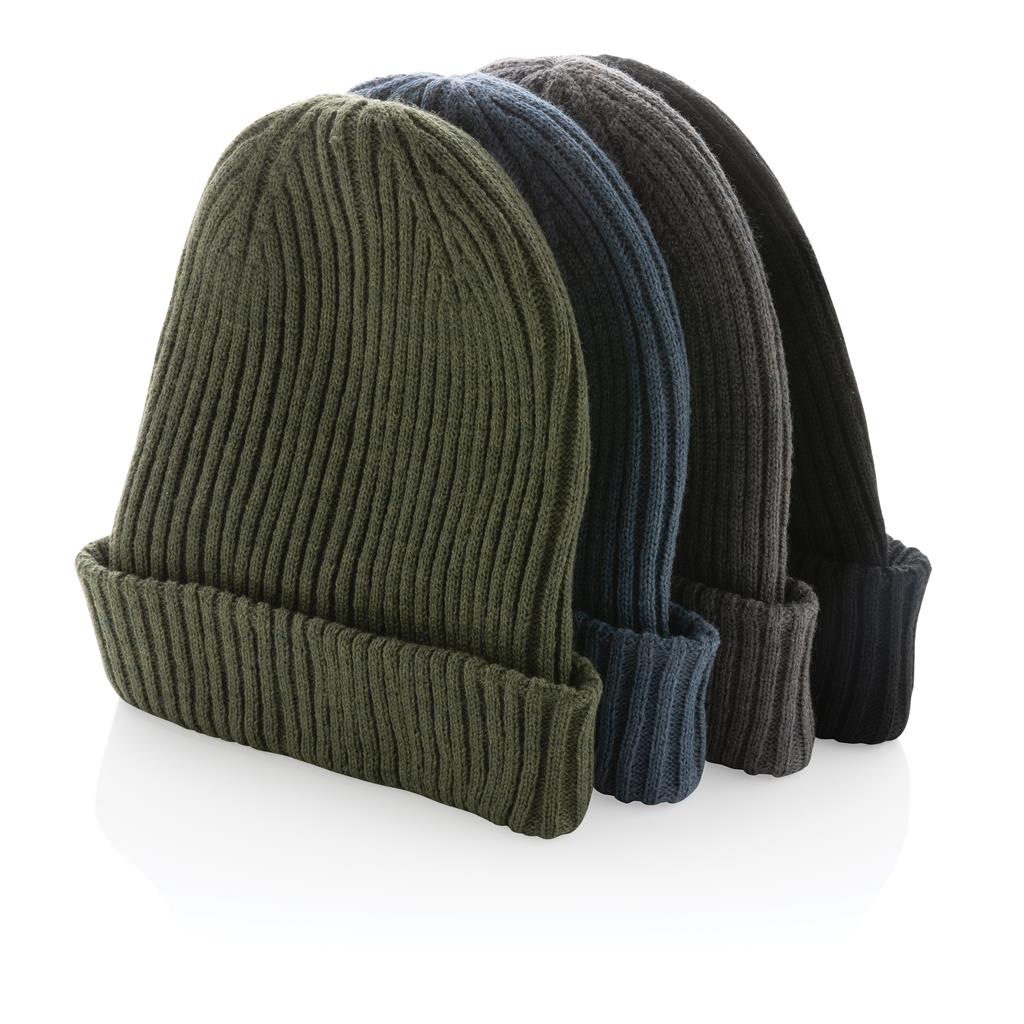 Impact AWARE™ Polylana® double knitted beanie - illuminated