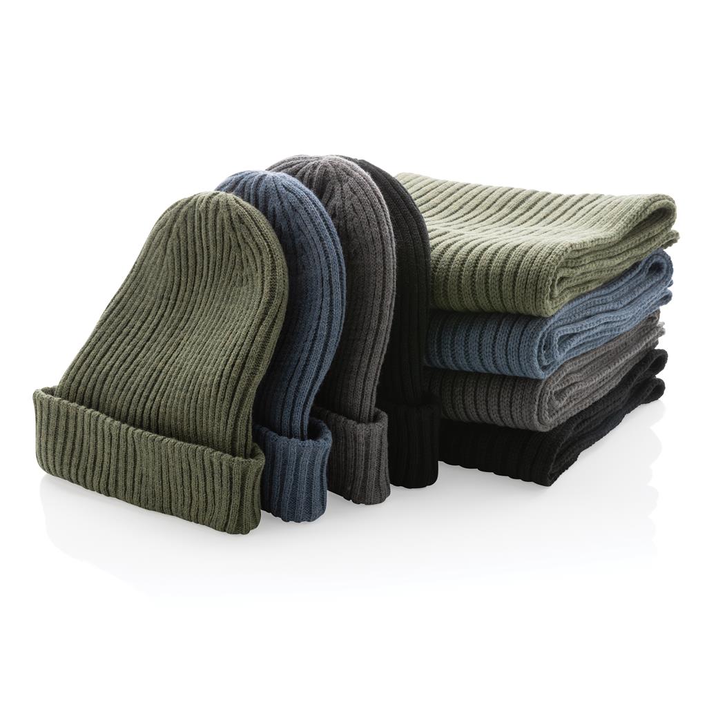 Impact AWARE™ Polylana® knitted scarf 180 x 25cm - illuminated