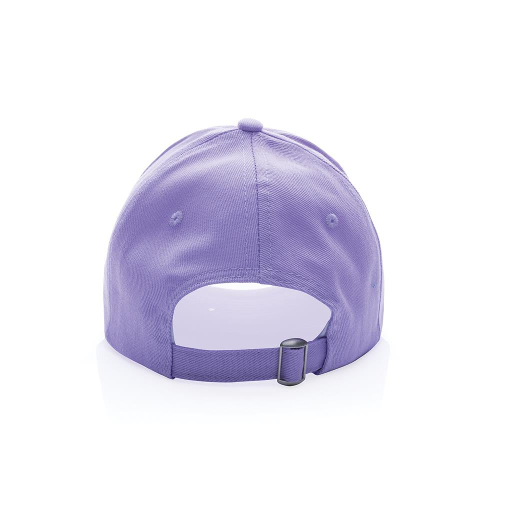 Impact 6 panel 280gr Recycled cotton cap with AWARE™ tracer - illuminated