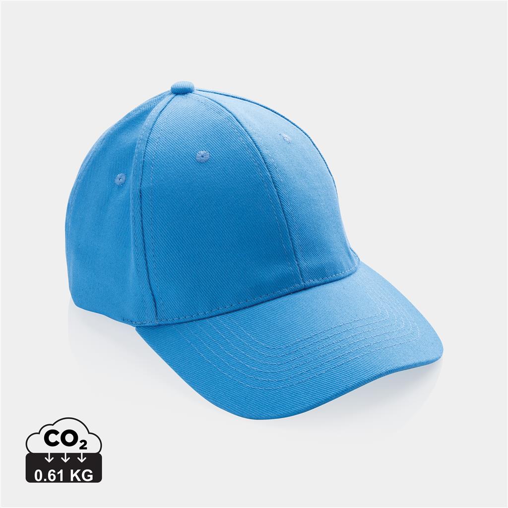 Impact 6 panel 280gr Recycled cotton cap with AWARE™ tracer - illuminated