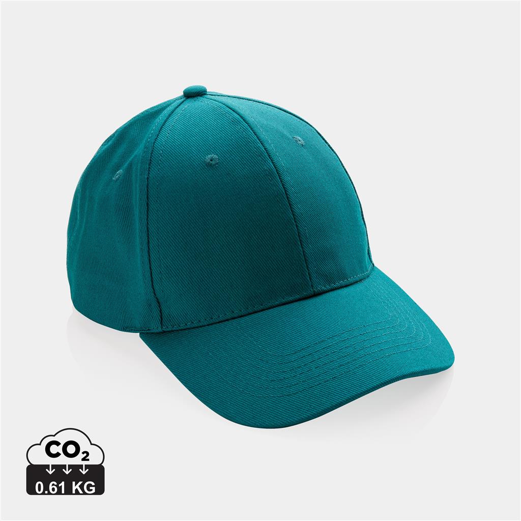 Impact 6 panel 280gr Recycled cotton cap with AWARE™ tracer - illuminated