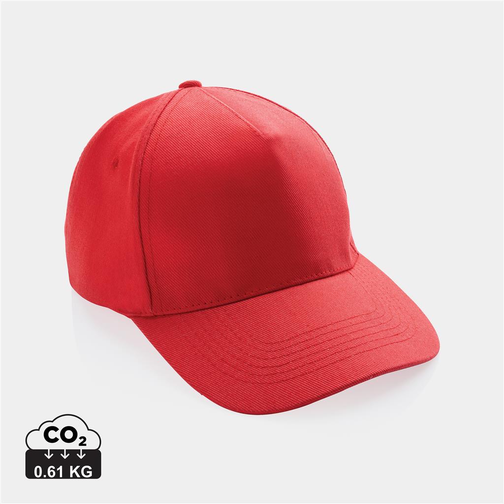 Impact 5panel 280gr Recycled cotton cap with AWARE™ tracer - illuminated