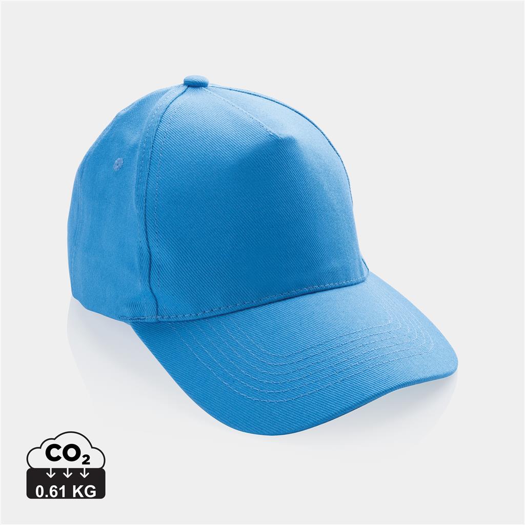 Impact 5panel 280gr Recycled cotton cap with AWARE™ tracer - illuminated