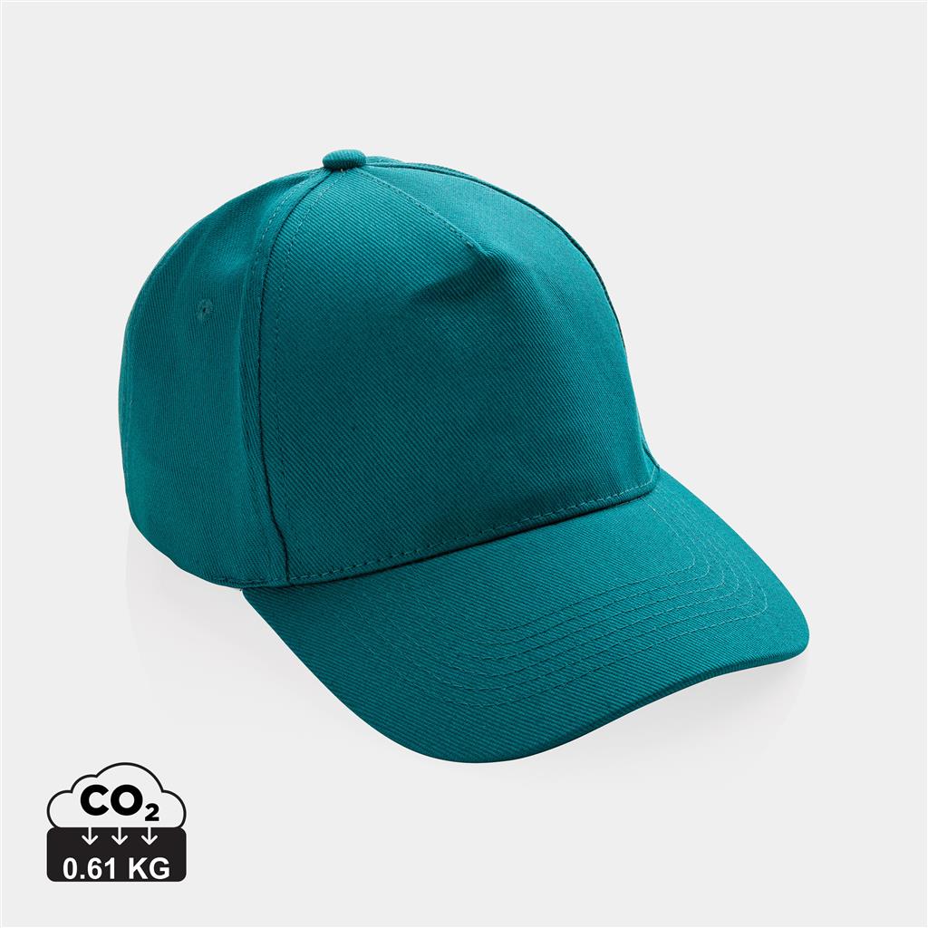 Impact 5panel 280gr Recycled cotton cap with AWARE™ tracer - illuminated