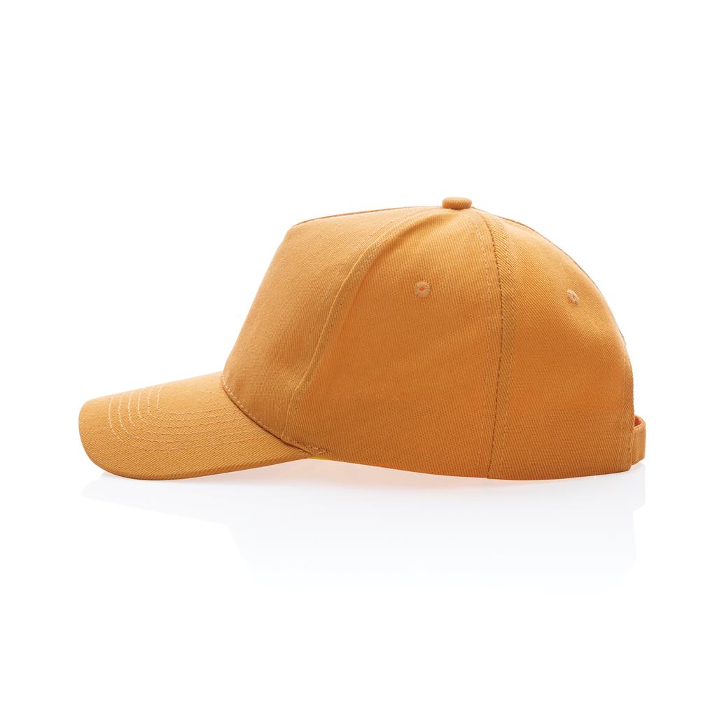Impact 5panel 280gr Recycled cotton cap with AWARE™ tracer - illuminated