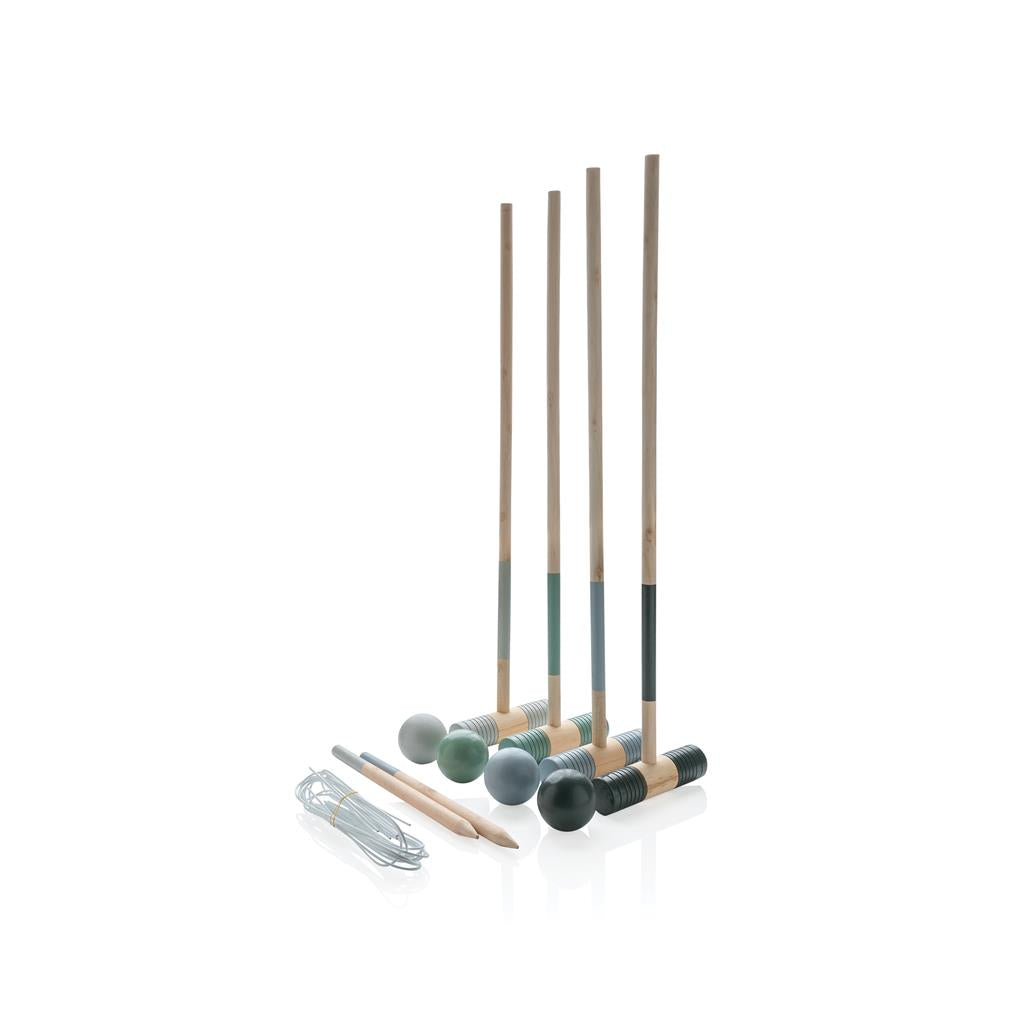 Wooden croquet set - illuminated
