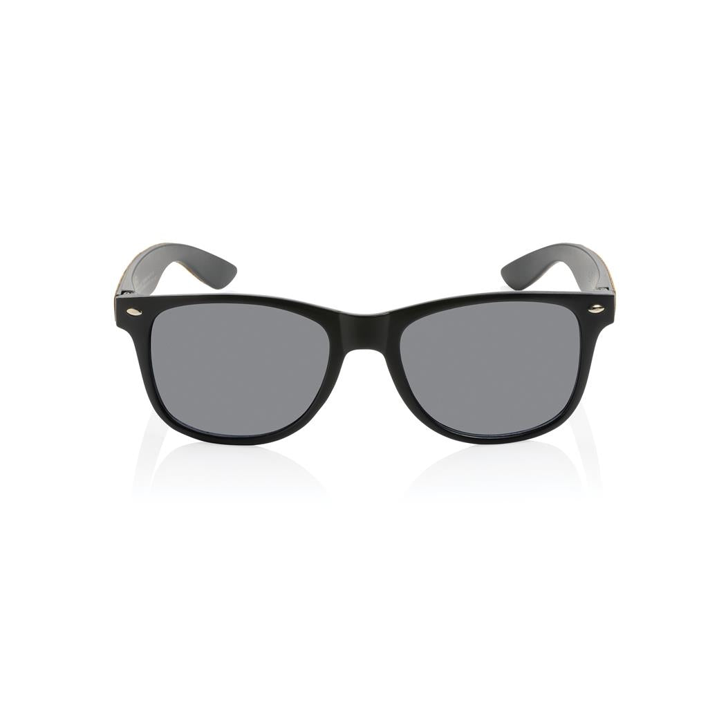 GRS recycled PC plastic sunglasses with cork - illuminated