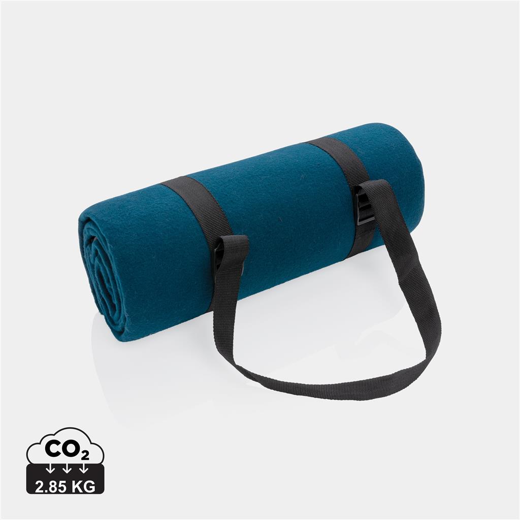 Impact AWARE™ RPET picnic blanket - illuminated