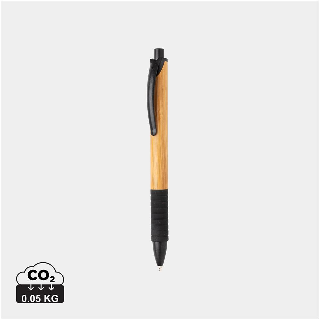 Bamboo & wheat straw pen - illuminated