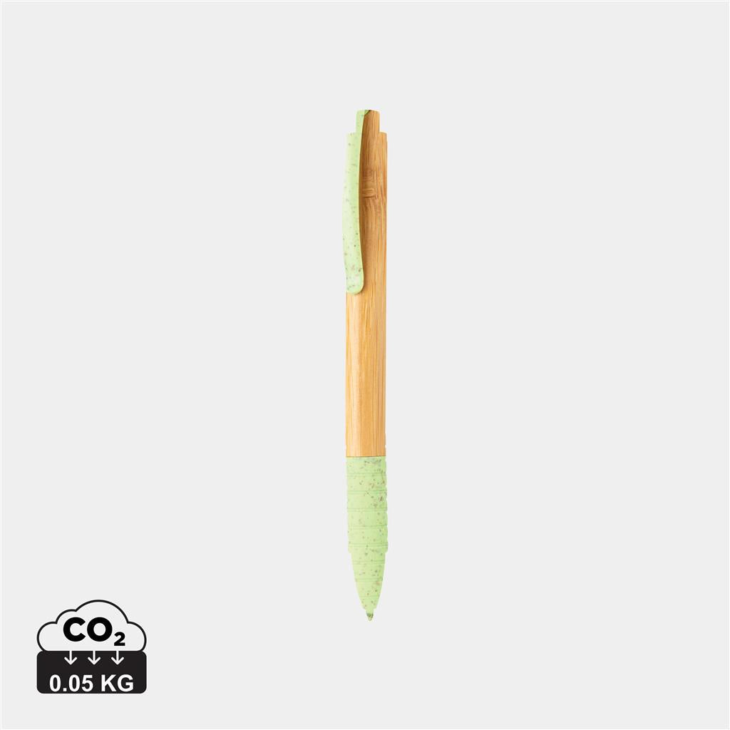 Bamboo & wheat straw pen - illuminated