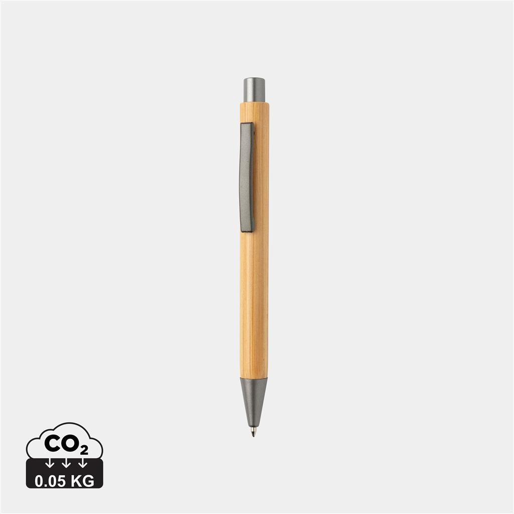 Slim design bamboo pen - illuminated