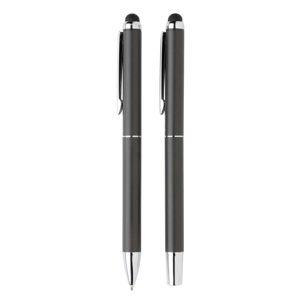 Swiss Peak deluxe pen set in PU pouch - illuminated