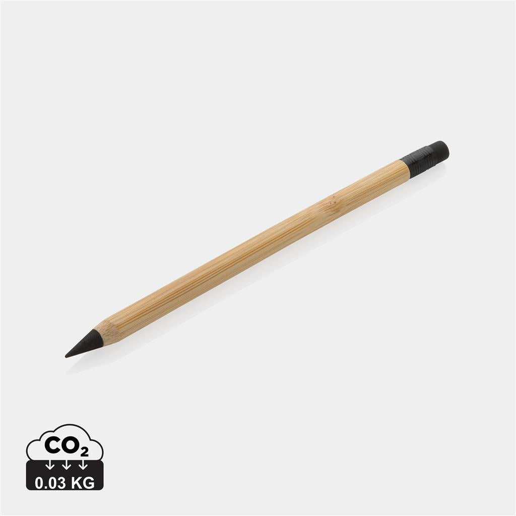 Bamboo infinity pencil with eraser - illuminated