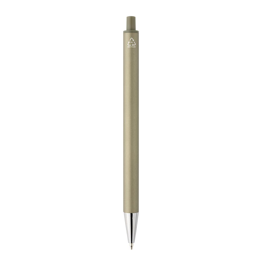 Amisk RCS certified recycled aluminum pen - illuminated