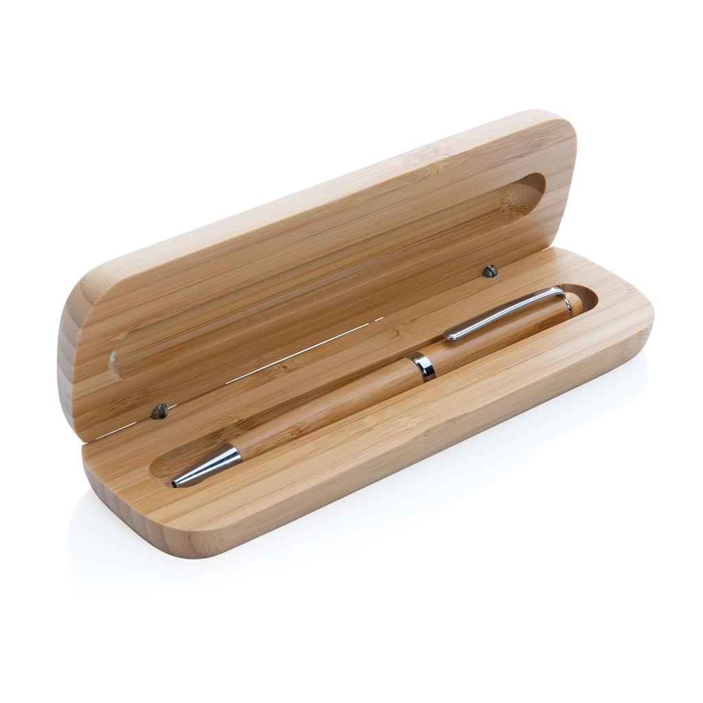 Bamboo pen in box - illuminated