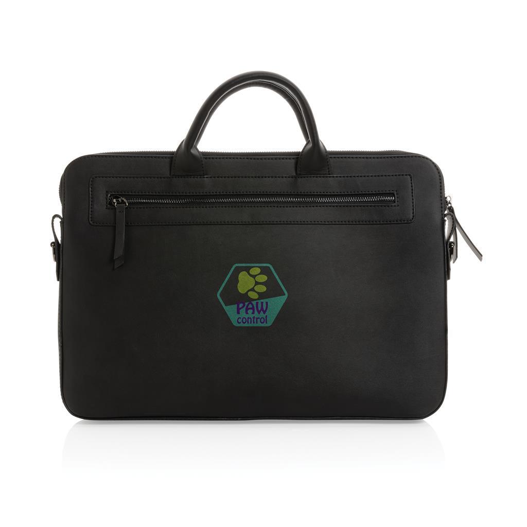 Swiss Peak GRS recycled PU 14 inch laptop bag - illuminated