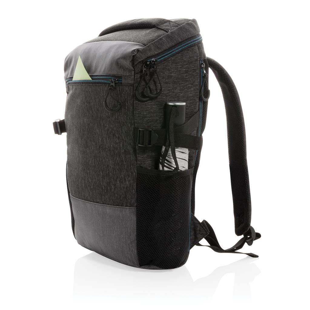 900D easy access 15.6" laptop backpack PVC free - illuminated