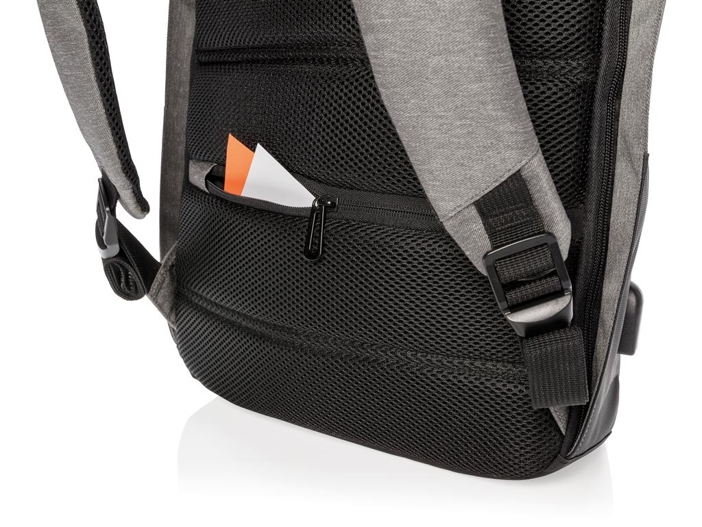 "Swiss Peak RFID anti-theft 15.6"" laptop backpack" - illuminated
