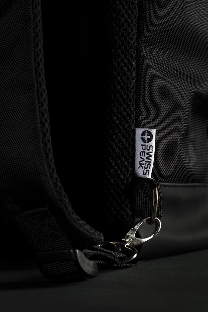 Swiss Peak RFID 15" laptop totepack PVC free - illuminated