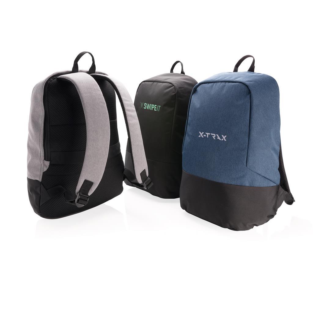Standard RFID anti theft backpack PVC free - illuminated
