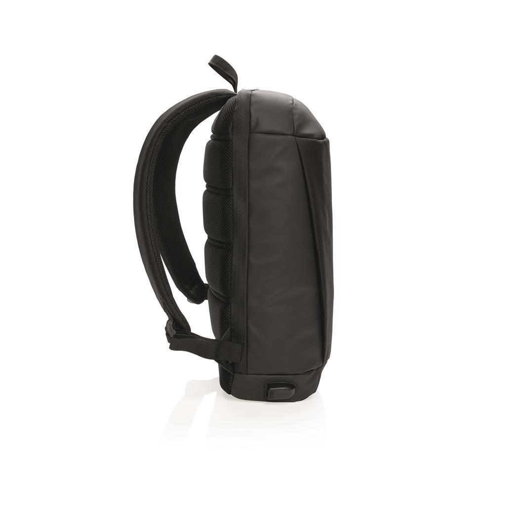 Madrid anti-theft RFID USB laptop backpack PVC free - illuminated