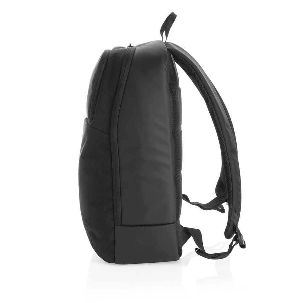 Swiss Peak laptop backpack with UV-C steriliser pocket - illuminated