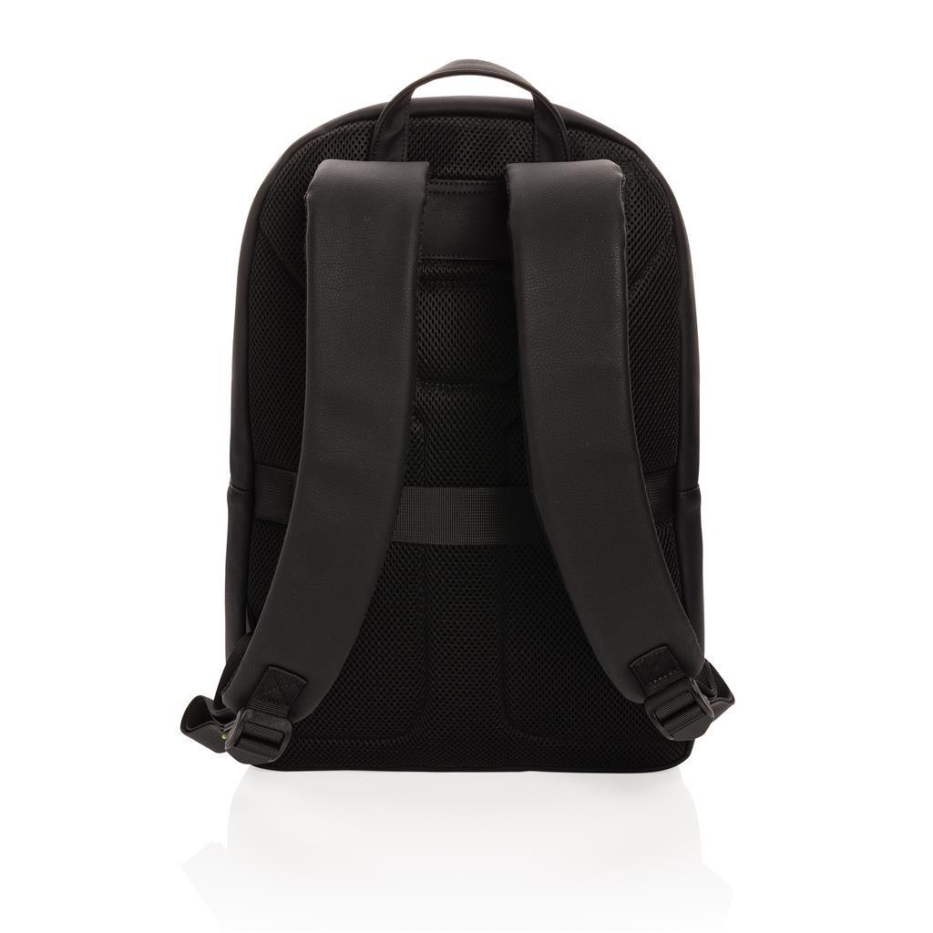 Swiss Peak deluxe PU laptop backpack PVC free - illuminated