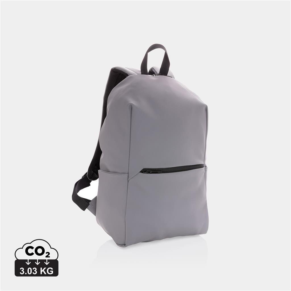 Smooth PU 15.6"laptop backpack - illuminated