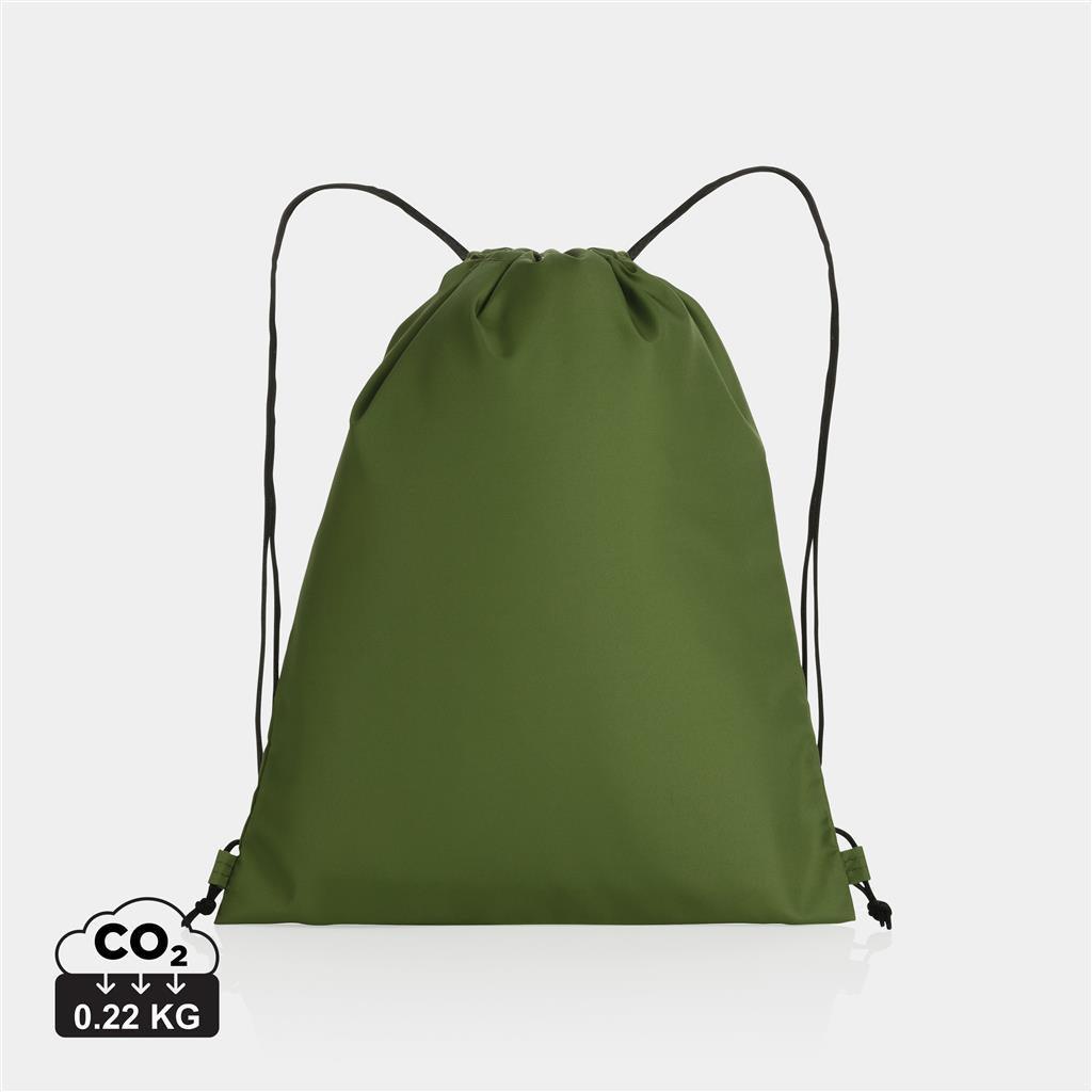 Impact AWARE™ RPET 190T drawstring bag - illuminated