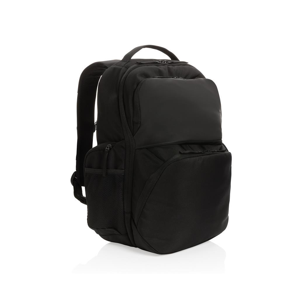 Swiss Peak AWARE™ RPET 15.6 inch commuter backpack - illuminated