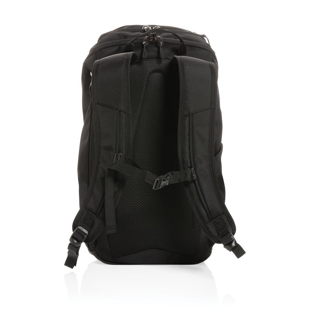 Swiss Peak AWARE™ RPET 15.6 inch business backpack - illuminated