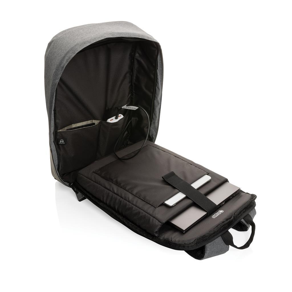 Swiss Peak AWARE™ RFID anti-theft 15'' laptop backpack - illuminated