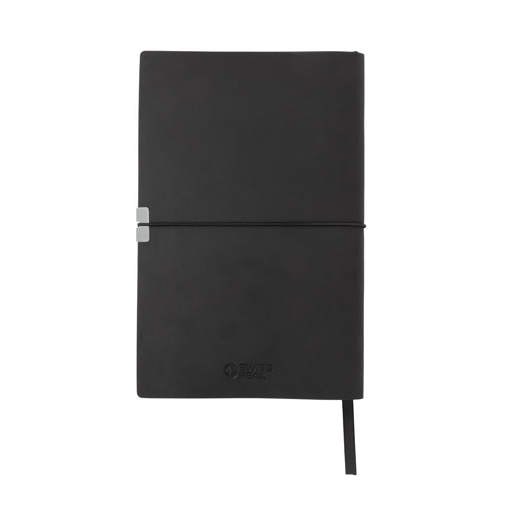 Swiss Peak A5 deluxe flexible softcover notebook - illuminated