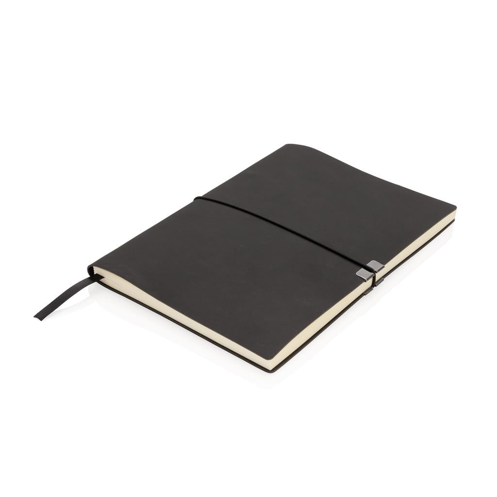 Swiss Peak A5 deluxe flexible softcover notebook - illuminated