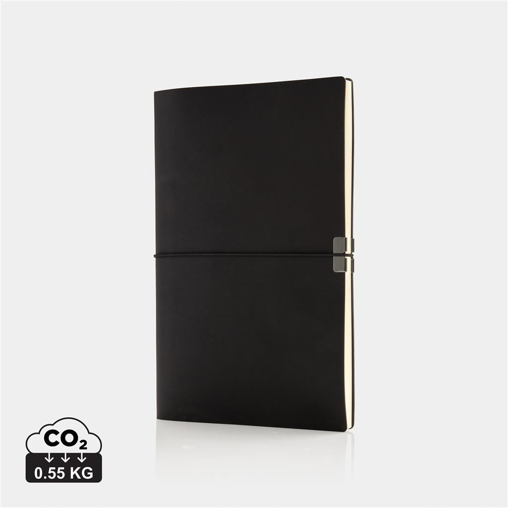 Swiss Peak A5 deluxe flexible softcover notebook - illuminated