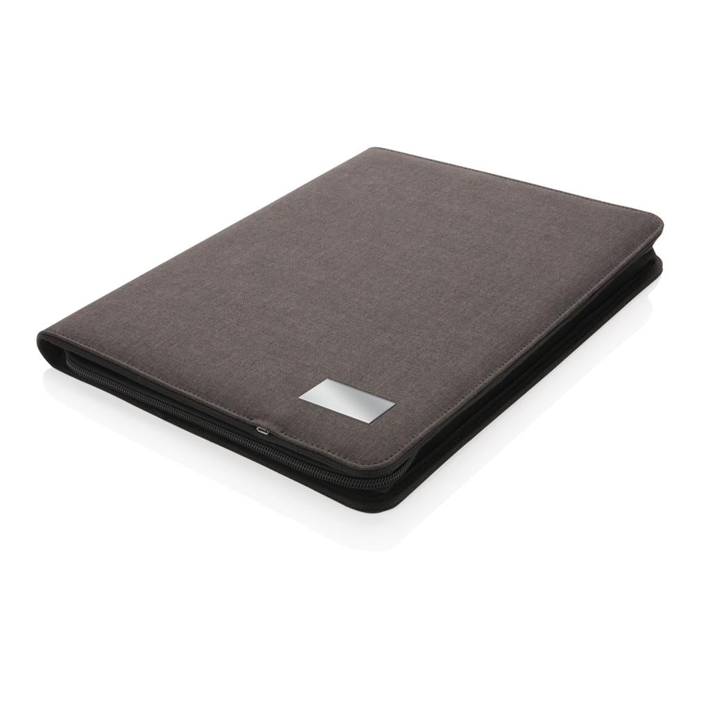 Tech portfolio with powerbank - illuminated