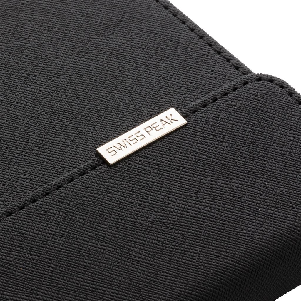 Swiss Peak deluxe A5 notebook and pen set - illuminated