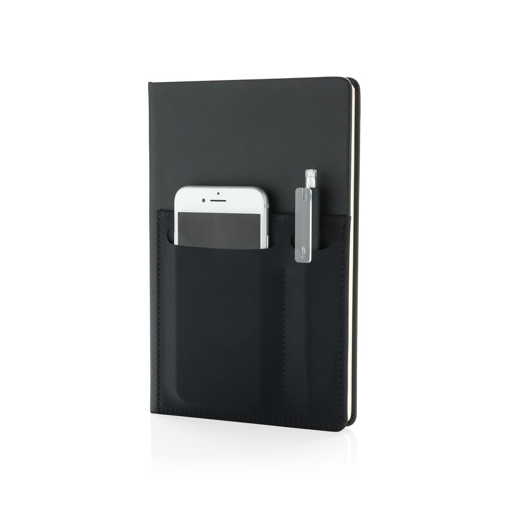 A5 Deluxe notebook with smart pockets - illuminated