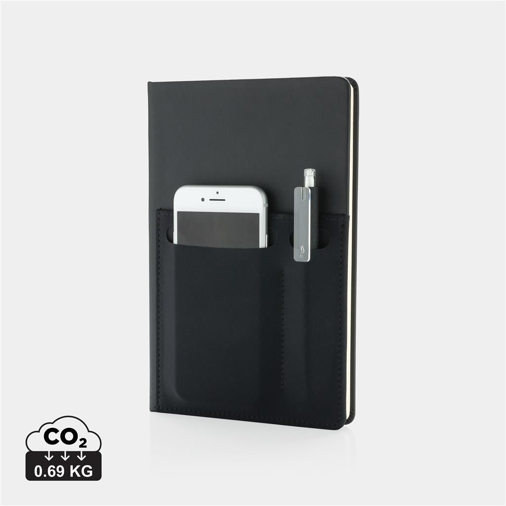 A5 Deluxe notebook with smart pockets - illuminated