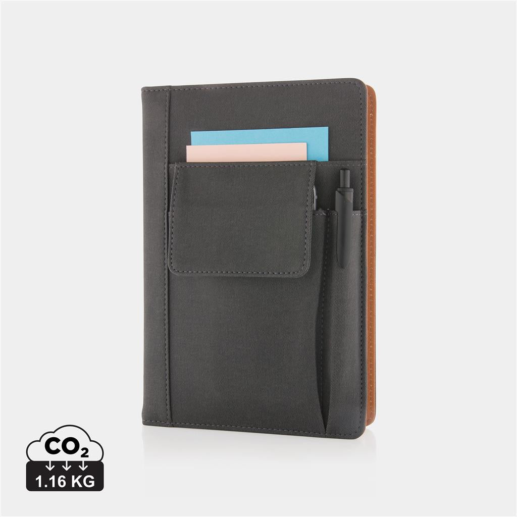 Fiko wireless charging A5 portfolio with powerbank - illuminated