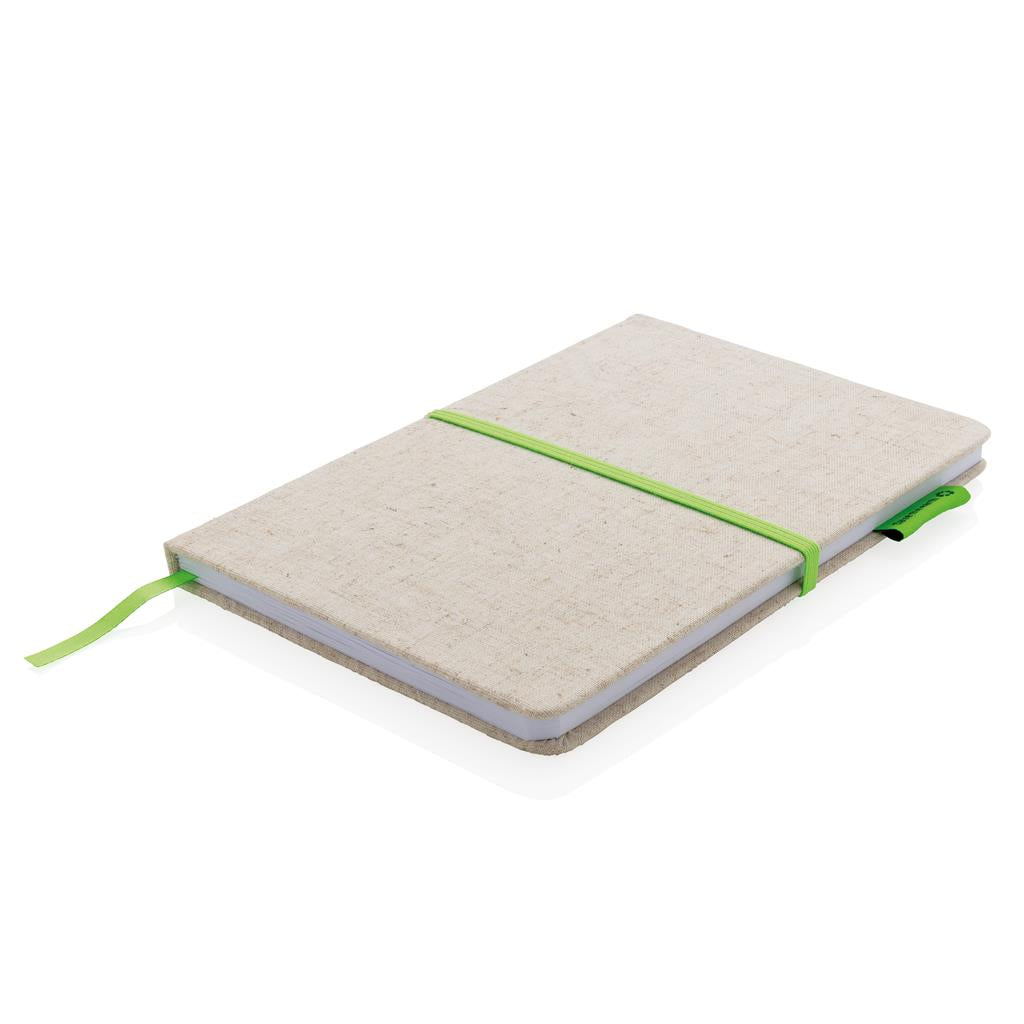 A5 jute notebook - illuminated