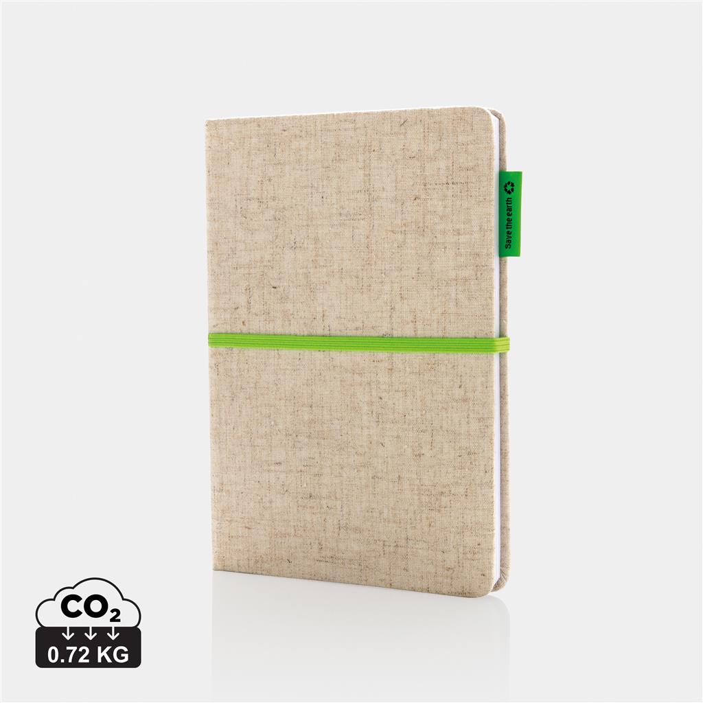 A5 jute notebook - illuminated