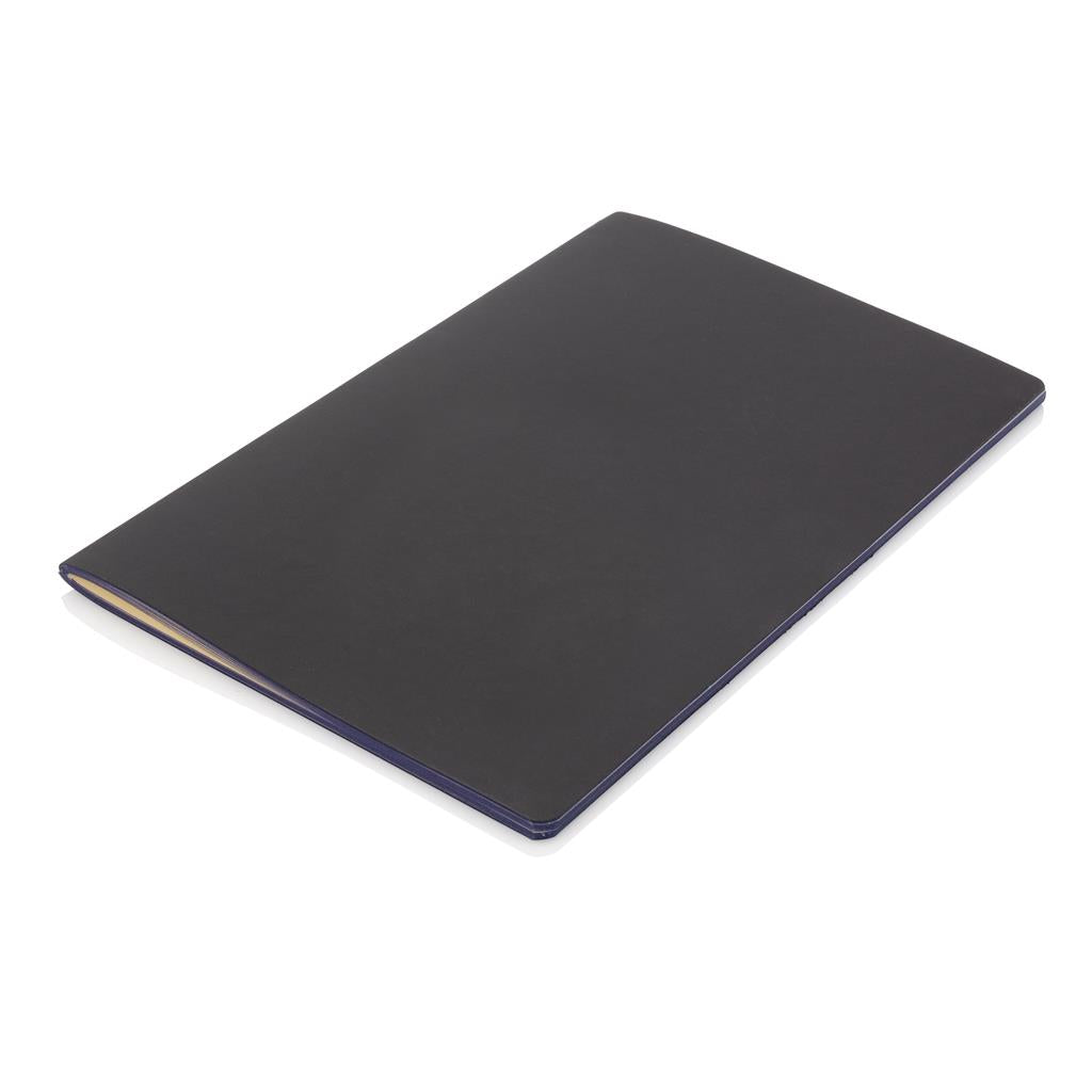 Softcover PU notebook with coloured edge - illuminated