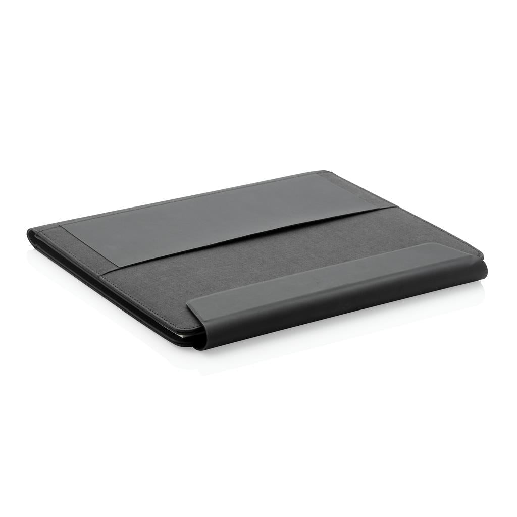 Fiko 5W wireless charging portfolio A4 with powerbank - illuminated
