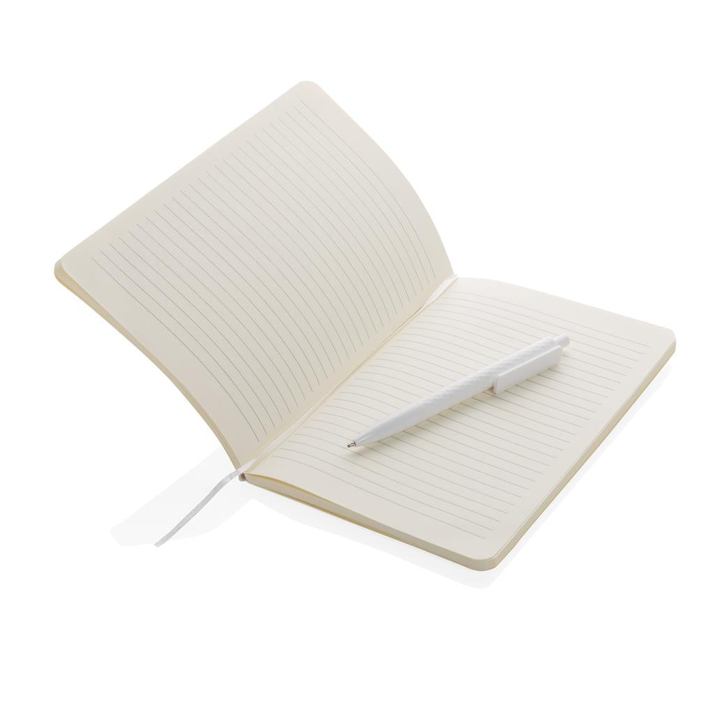 Antimicrobial A5 softcover notebook and pen set - illuminated